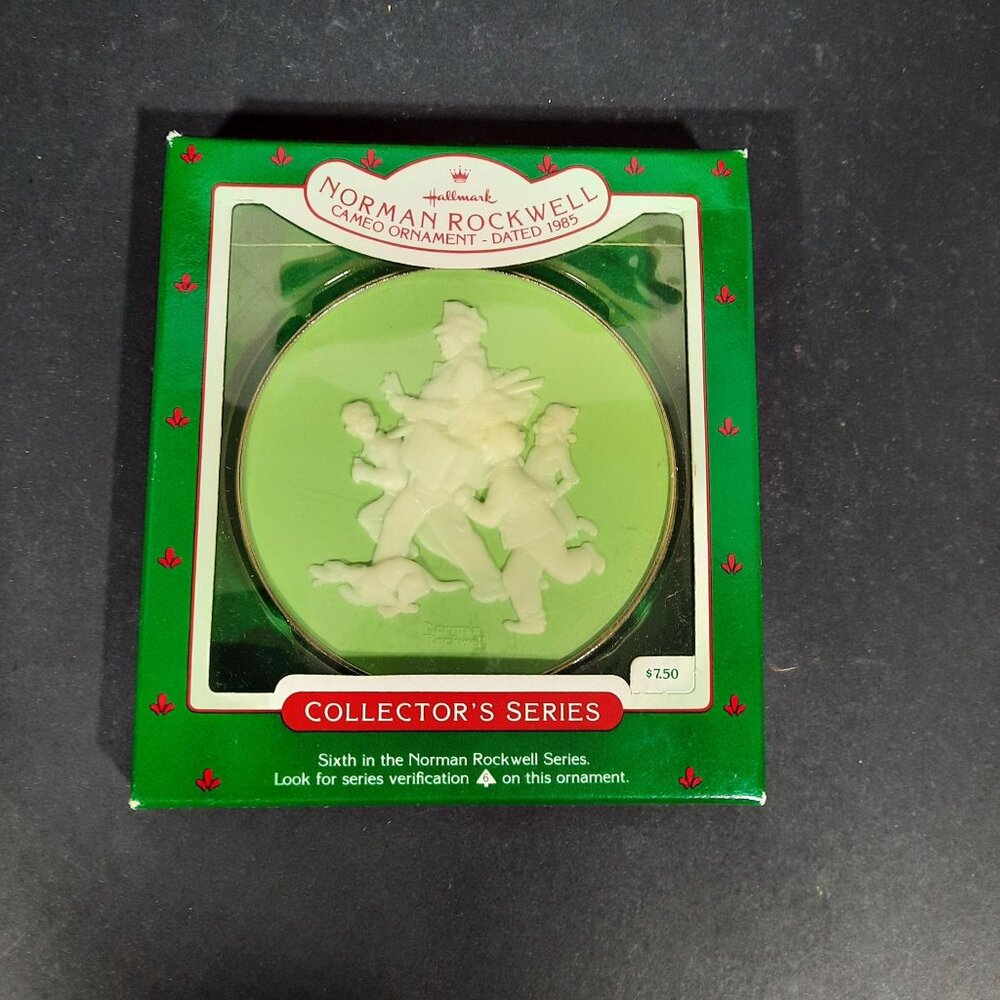 Norman Rockwell Collectors series Jolly Postman‎ 1985 Ornament